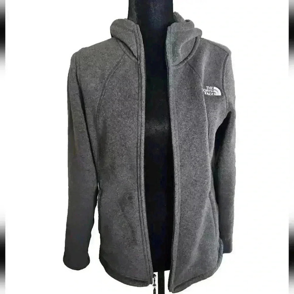 The North Face Womens Gray Crescent Sunset Full Zip S - Picture 7 of 15